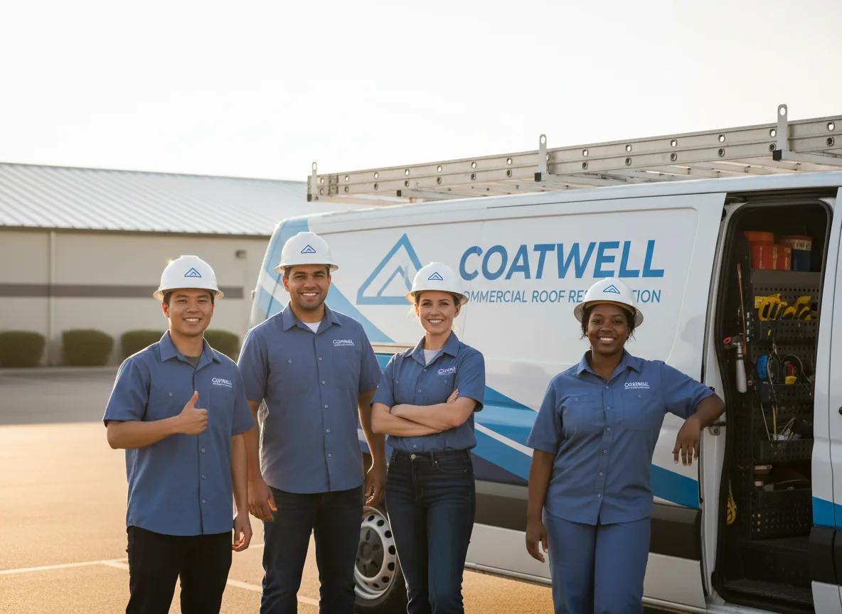 Commercial roof coating company in Akron, PA